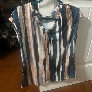 Striped Multicolor Women's Top